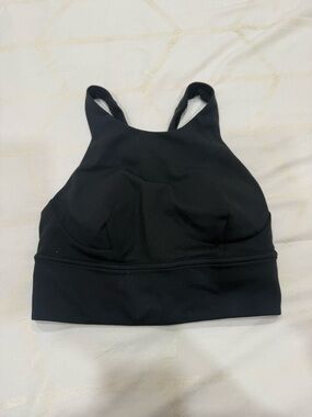 Lulu lemon Black High-Neck Sports Bralette - Women Intimates size 2